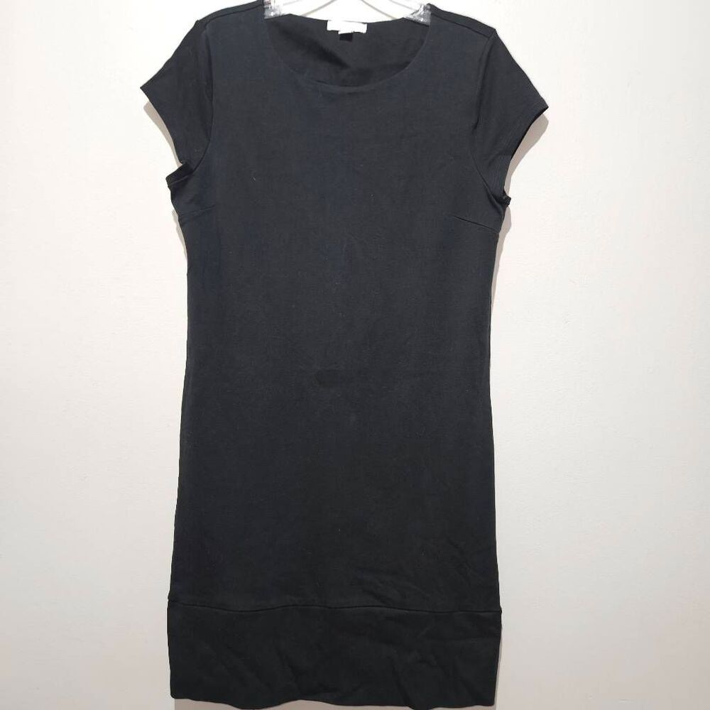 New York & Company Black Short Sleeve Shift Dress – Women’s Casual Mini Dress Si - Picture 4 of 8